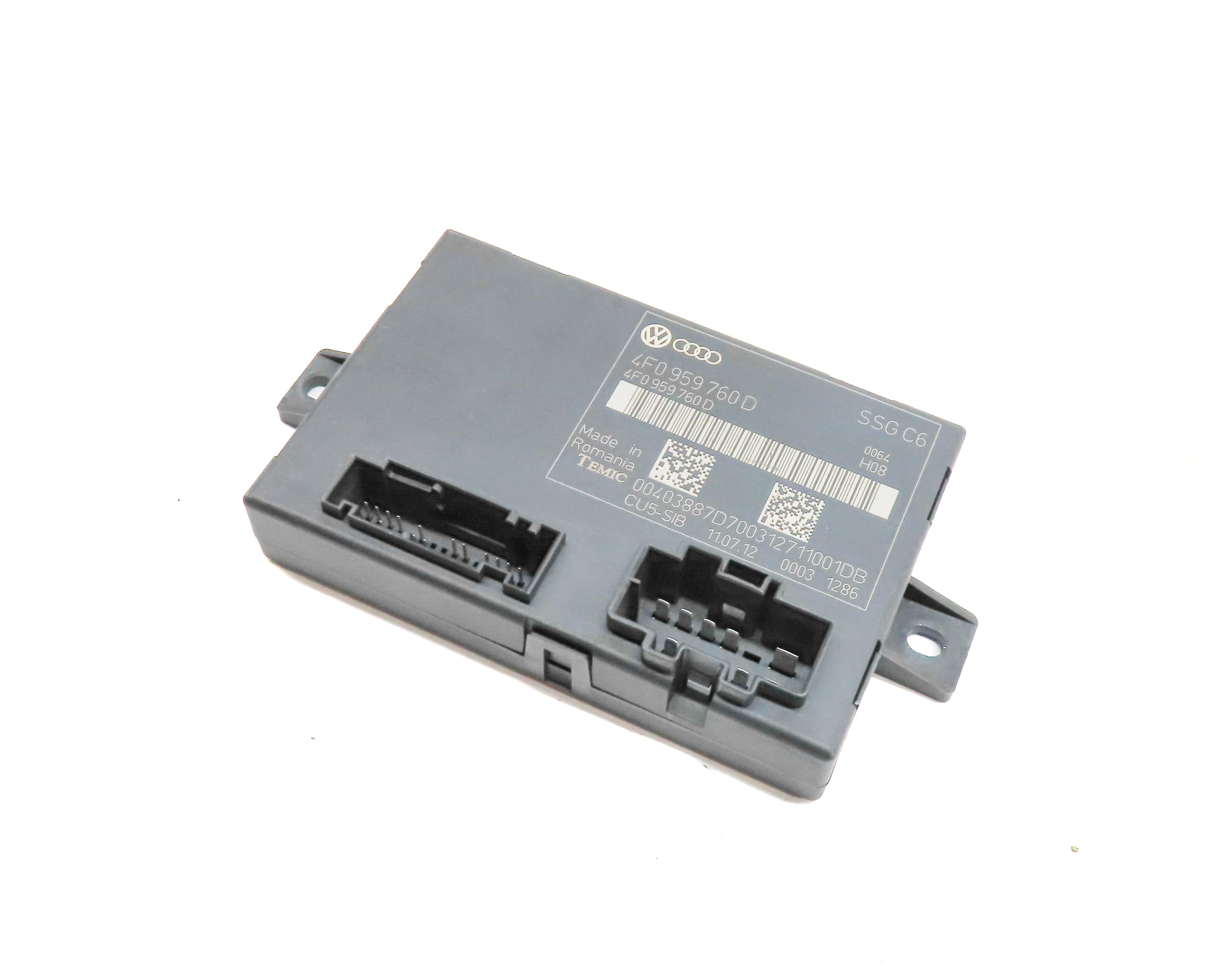 2005-2015 AUDI A6 S6 Q7 (C6 4L) FRONT LEFT DRIVER MEMORY SEAT CONTROL MODULE — exact item pictured
